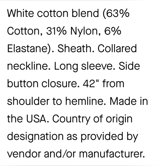 💜Sergio Hudson Asymmetrical Button Up Dress💜 - Picture 7 of 12